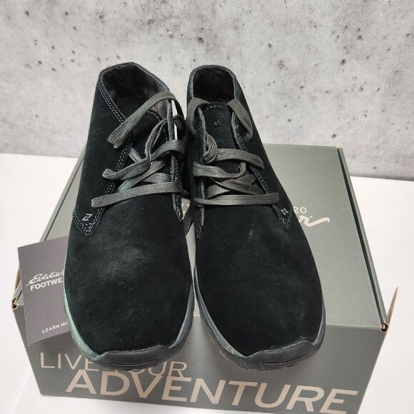 Eddie Bauer Departure Suede Chukka Boots Men\'s Size 9 Black 3387 main image 9